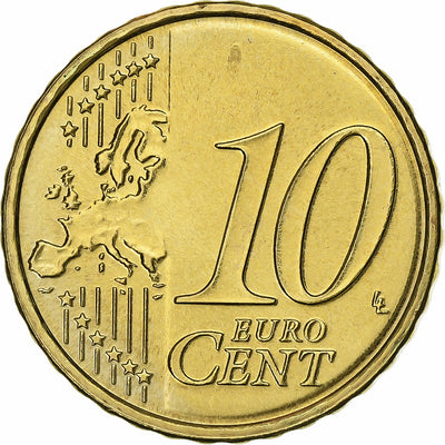 Eslovenia, 
            
               10 Euro Cent, 
            
               2008