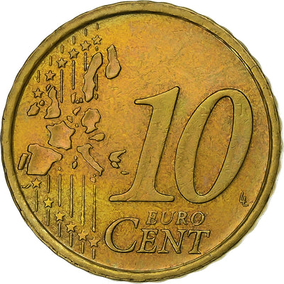 Italia, 
            
               10 Euro Cent, 
            
               2002