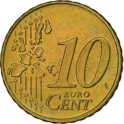 Países Bajos, 
            
               10 Euro Cent, 
            
               2001