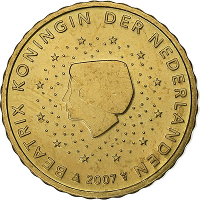 Países Bajos, 
            
               10 Euro Cent, 
            
               2007