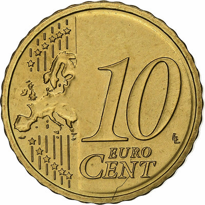 Países Bajos, 
            
               10 Euro Cent, 
            
               2007