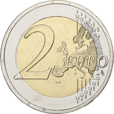 Grecia, 
            
               2 Euro, 
            
               30 ans   Drapeau européen