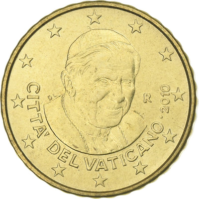 CIUDAD DEL VATICANO, 
            
               Benedict XVI, 
            
               10 Euro Cent