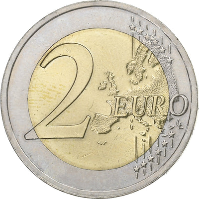 Letonia, 
            
               2 Euro, 
            
               Cigogne