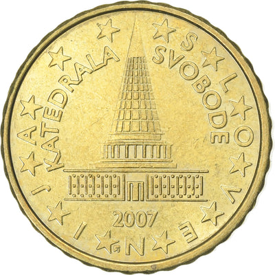 Eslovenia, 
            
               10 Euro Cent, 
            
               2007