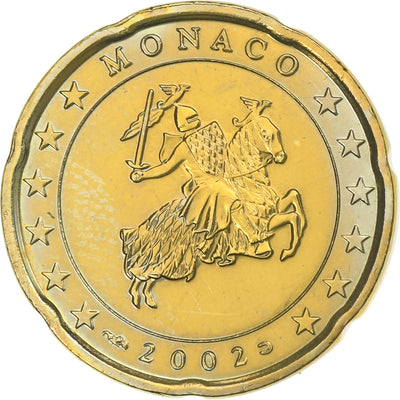 Mónaco, 
            
               Rainier III, 
            
               20 Euro Cent