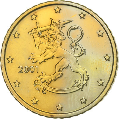 Finlandia, 
            
               50 Euro Cent, 
            
               2001