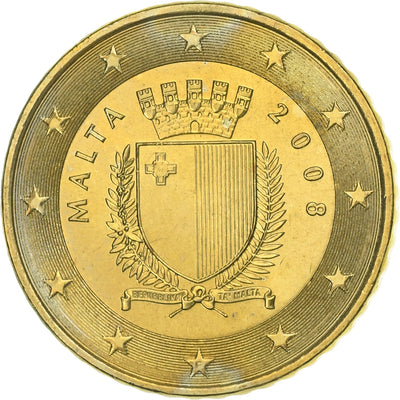 Malta, 
            
               50 Euro Cent, 
            
               2008