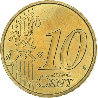 Mónaco, 
            
               Rainier III, 
            
               10 Euro Cent