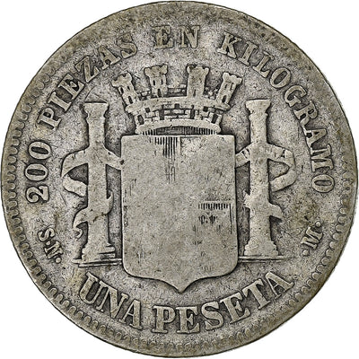 España, 
            
               Peseta, 
            
               1870