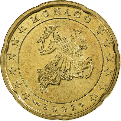 Francia, 
            
               Rainier III, 
            
               20 Euro Cent