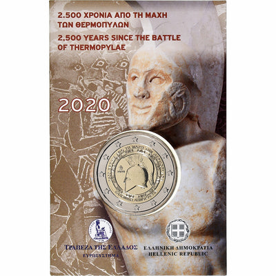 Grecia, 
            
               2 Euro, 
            
               Battle of Thermopylae