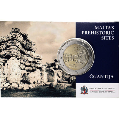 Malta, 
            
               2 Euro, 
            
               Ġgantija Temples