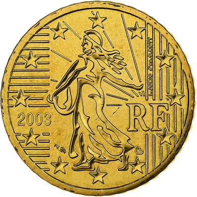 Francia, 
            
               50 Euro Cent, 
            
               BU