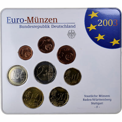 Alemania, 
            
               Set 1 ct. - 2 Euro, 
            
               Coin card.FDC