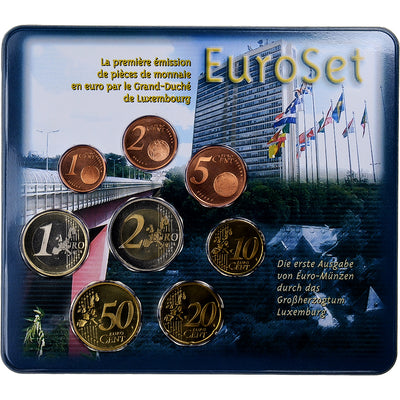 Luxemburgo, 
            
               Set 1 ct. - 2 Euro, 
            
               Coin card.FDC