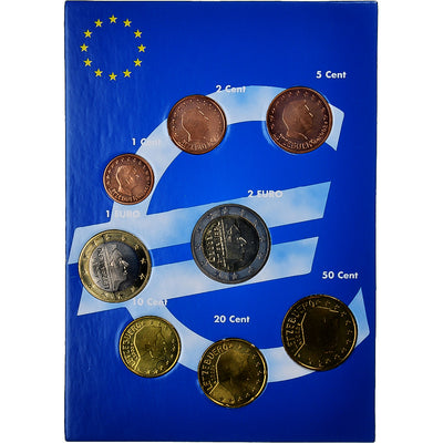 Luxemburgo, 
            
               Set 1 ct. - 2 Euro, 
            
               euro set