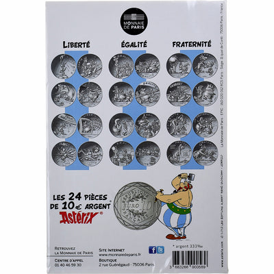 Francia, 
            
               10 Euro, 
            
               Astérix Fraternité (Astérix et les Normands)