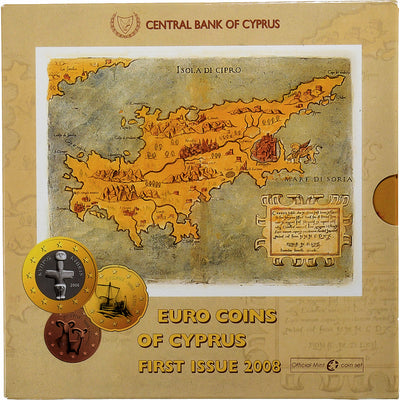 Chipre, 
            
               Set 1 ct. - 2 Euro, 
            
               FDC