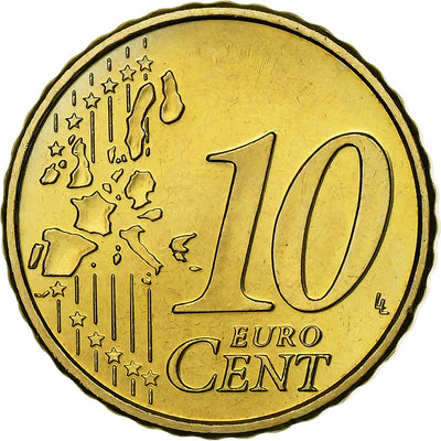 Austria, 
            
               10 Euro Cent, 
            
               2002