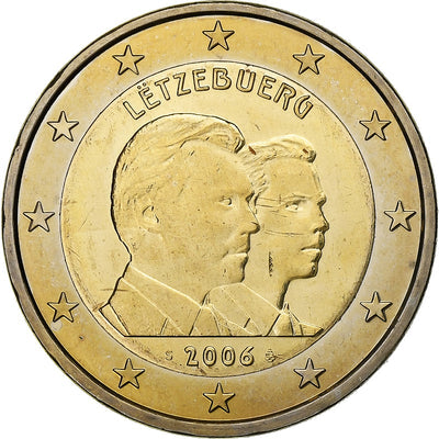 Luxemburgo, 
            
               2 Euro, 
            
               Guillaume