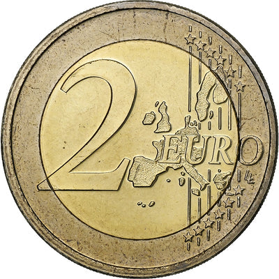 Luxemburgo, 
            
               2 Euro, 
            
               Henri I Monogramme