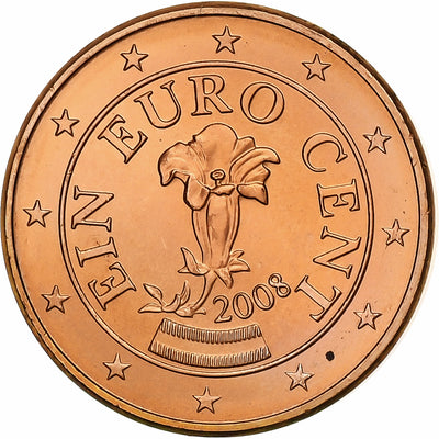 Austria, 
            
               Euro Cent, 
            
               2008