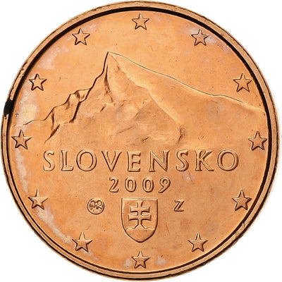 Eslovaquia, 
            
               Euro Cent, 
            
               2009