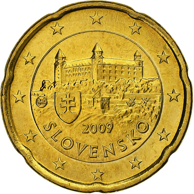 Eslovaquia, 
            
               20 Euro Cent, 
            
               2009