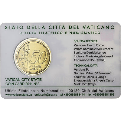 Vaticano, 
            
               Benedict XVI, 
            
               50 Euro Cent