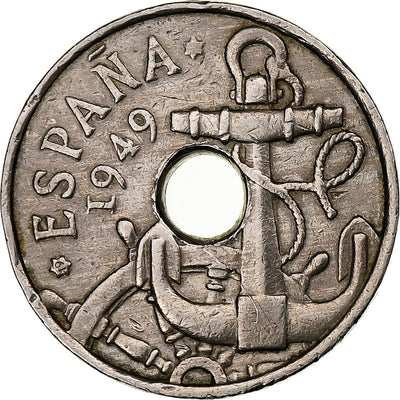 España, 
            
               50 Centimos, 
            
               1949