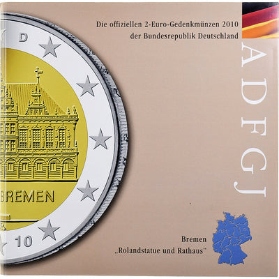 Alemania, 
            
               2€ x 5, 
            
               Bremen