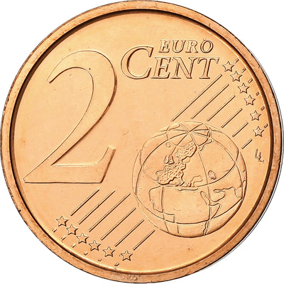 España, 
            
               2 Euro Cent, 
            
               BU