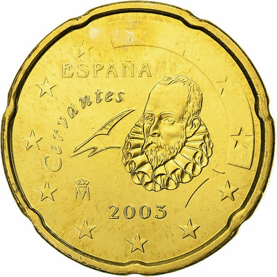 España, 
            
               20 Euro Cent, 
            
               BU