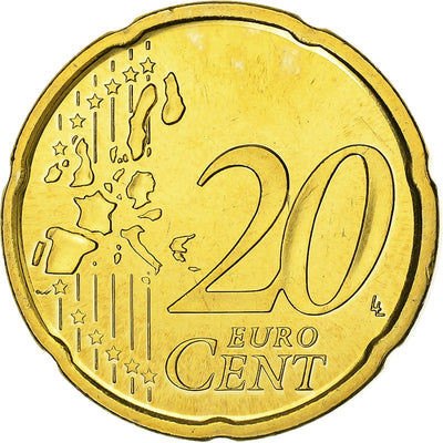 España, 
            
               20 Euro Cent, 
            
               BU