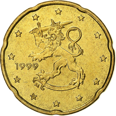 Finlandia, 
            
               20 Euro Cent, 
            
               1999