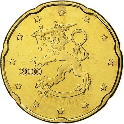 Finlandia, 
            
               20 Euro Cent, 
            
               2000