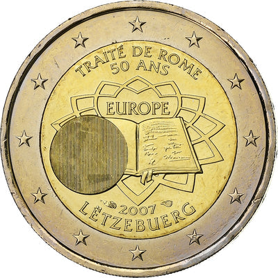 Luxemburgo, 
            
               2 Euro, 
            
               Traité de Rome