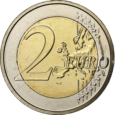 Bélgica, 
            
               2 Euro, 
            
               Traité de Rome