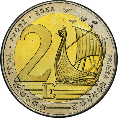 Dinamarca, 
            
               Margrethe II, 
            
               2 Euro