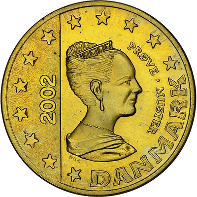 Dinamarca, 
            
               Margrethe II, 
            
               50 Euro Cent