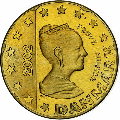 Dinamarca, 
            
               Margrethe II, 
            
               20 Euro Cent