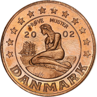 Dinamarca, 
            
               Margrethe II, 
            
               5 Euro Cent