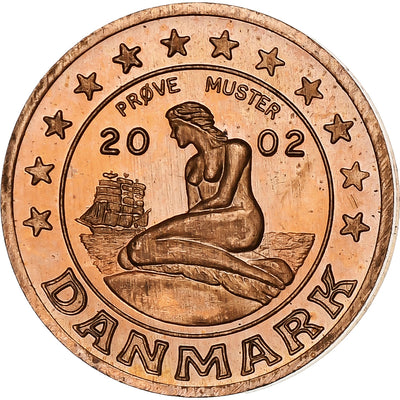 Dinamarca, 
            
               Margrethe II, 
            
               2 Euro Cent