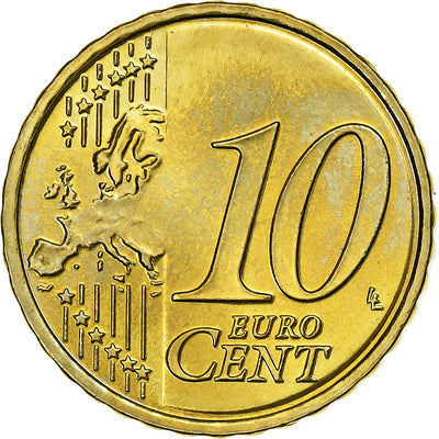 Lituania, 
            
               10 Euro Cent, 
            
               BU