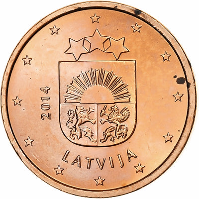 Letonia, 
            
               Euro Cent, 
            
               BU