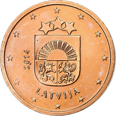 Letonia, 
            
               2 Euro Cent, 
            
               BU