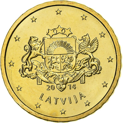 Letonia, 
            
               10 Euro Cent, 
            
               BU