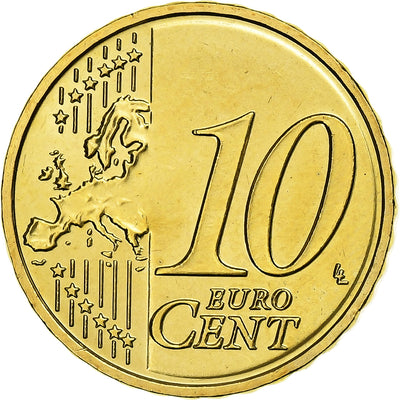 Letonia, 
            
               10 Euro Cent, 
            
               BU