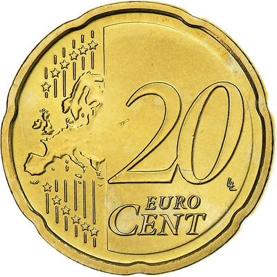 Letonia, 
            
               20 Euro Cent, 
            
               BU